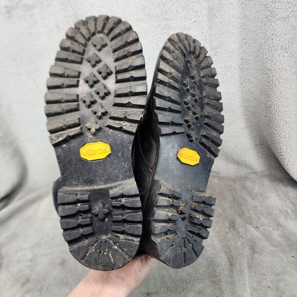 Dr Martens Shoes Mens Size 10 Womens Size 11 Black Leather Combat Boots *Read* main image 12